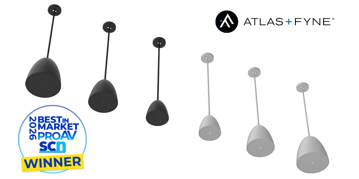 Atlas+Fyne FP Series pendant loudspeaker family